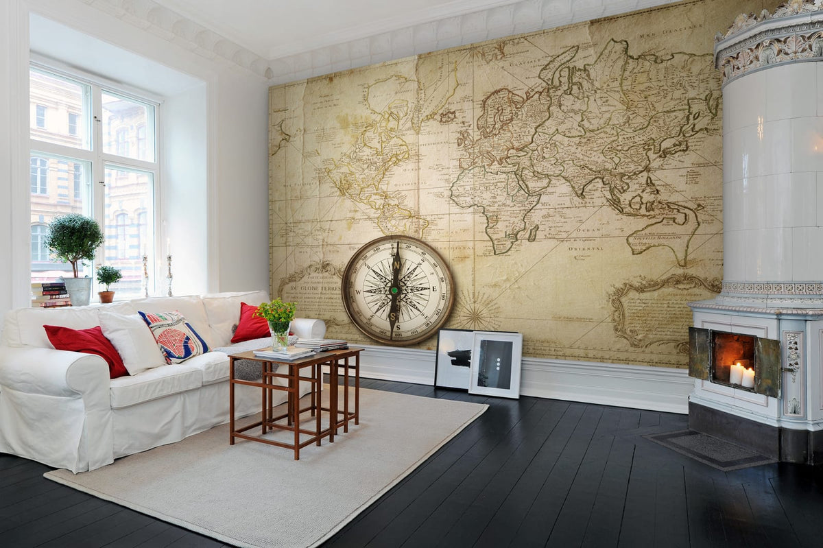 Tapetti Du Globe Terres