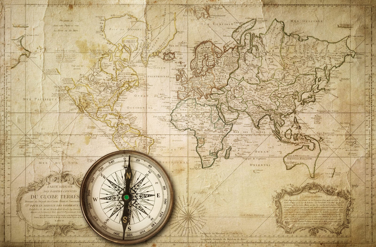 Tapetti Du Globe Terres