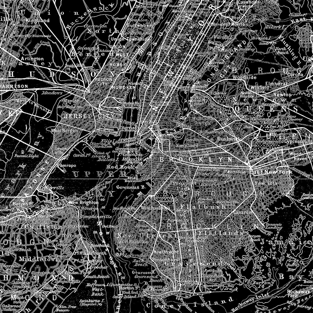 Tapetti Map of NY