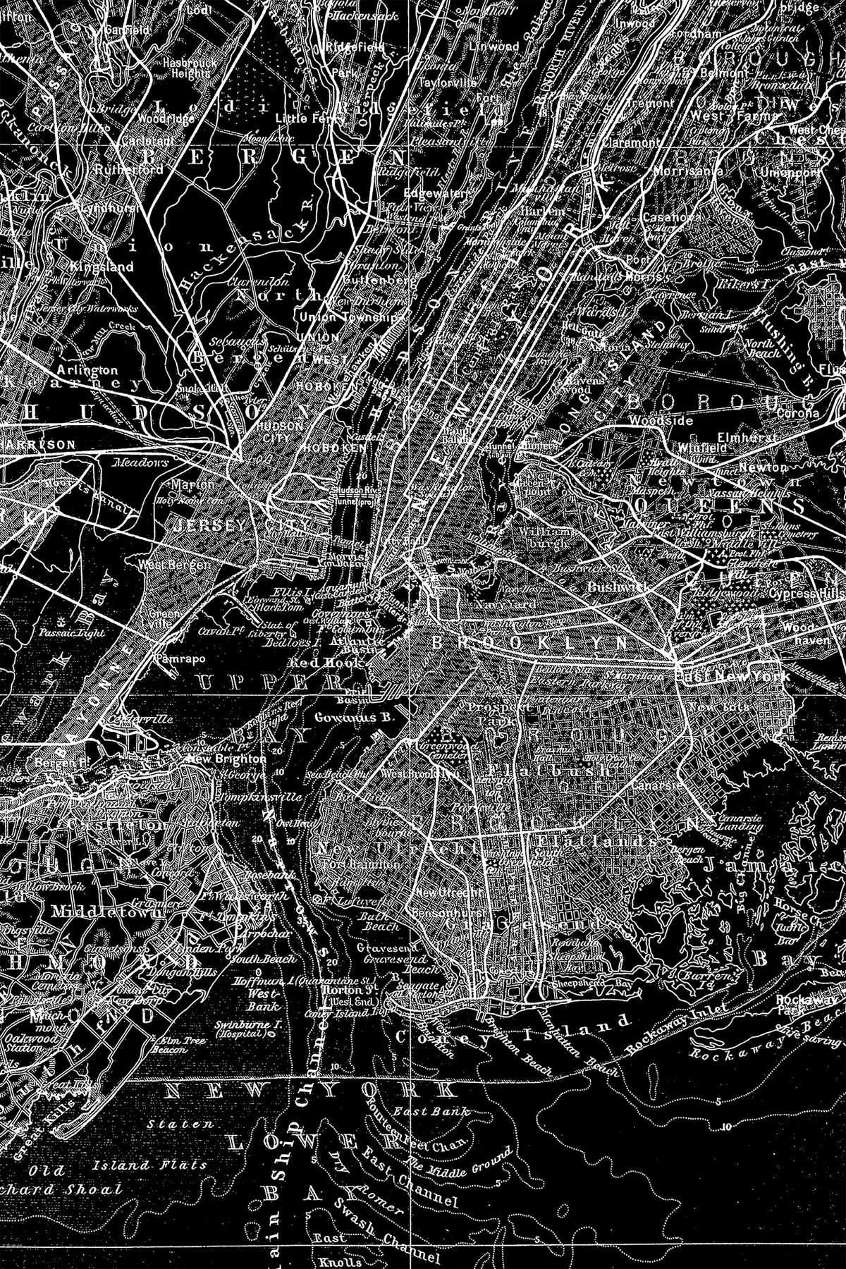 Tapetti Map of NY