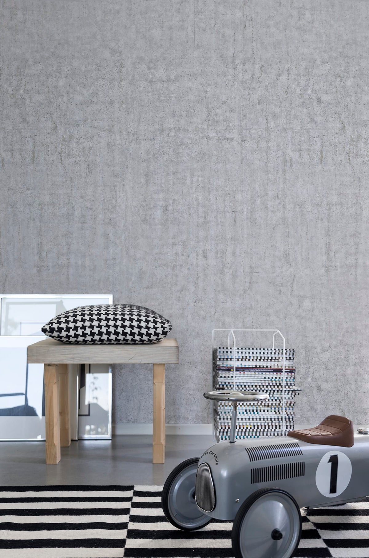 Tapetti Plain Concrete, Light Grey