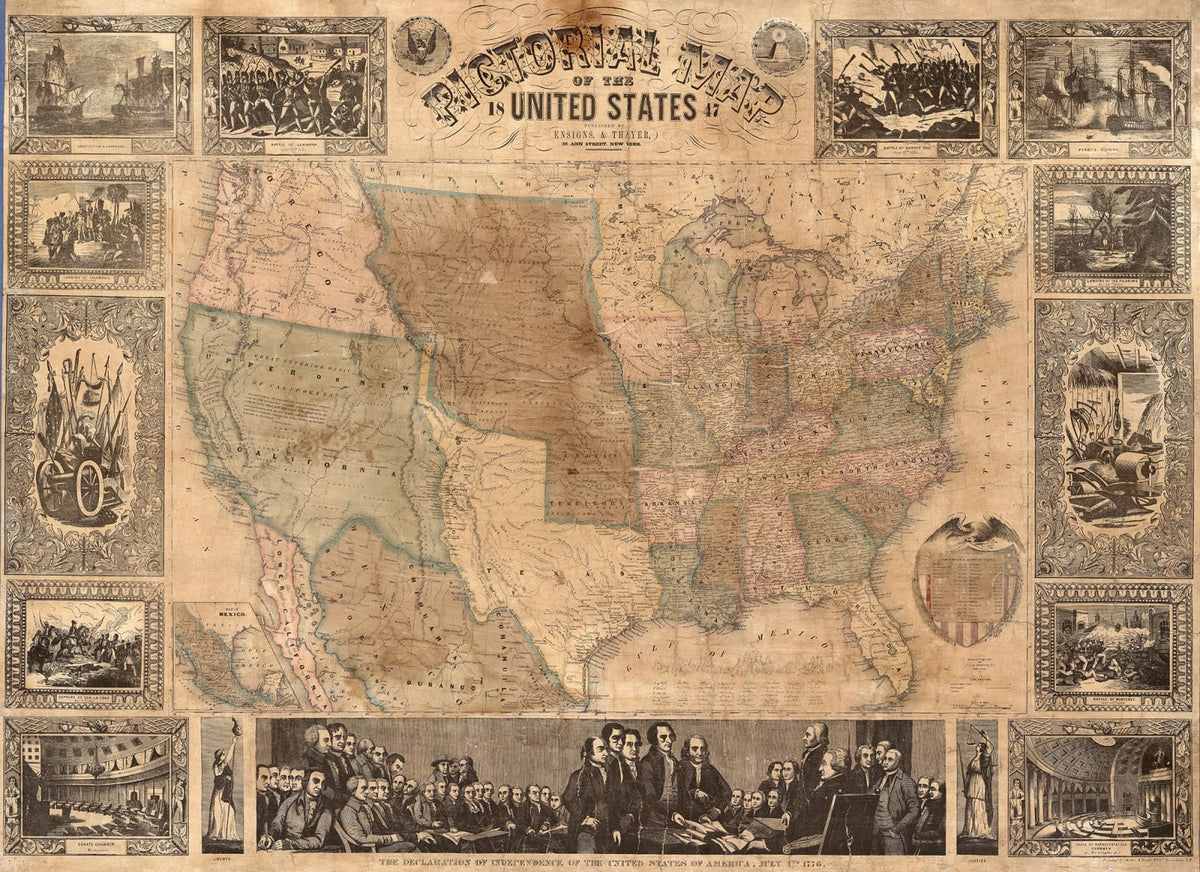 Tapetti Pictorial Map of the U.S.