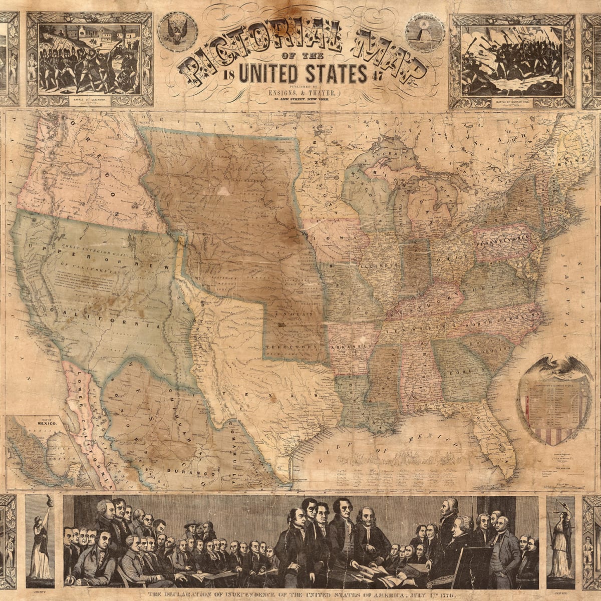 Tapetti Pictorial Map of the U.S.