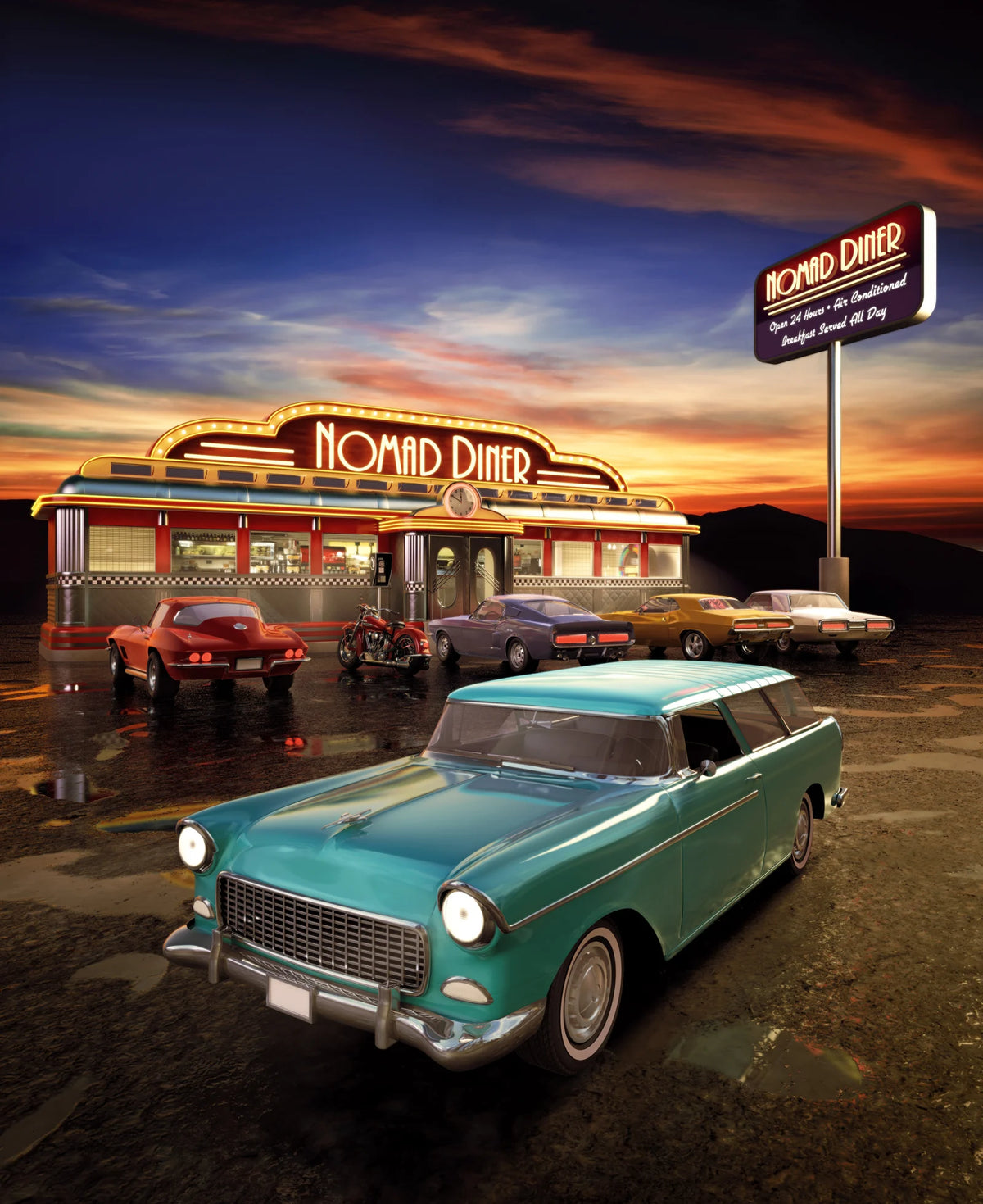 Tapetti Nomad Diner