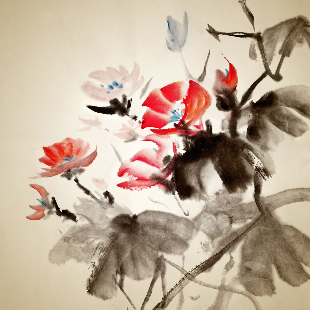 Tapetti Asia in Bloom