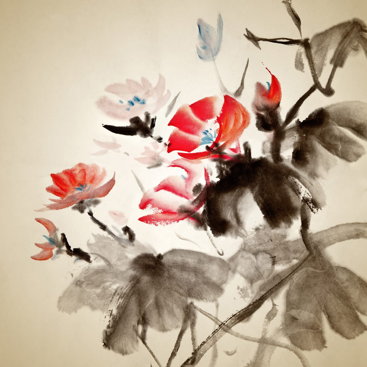Tapetti Asia in Bloom