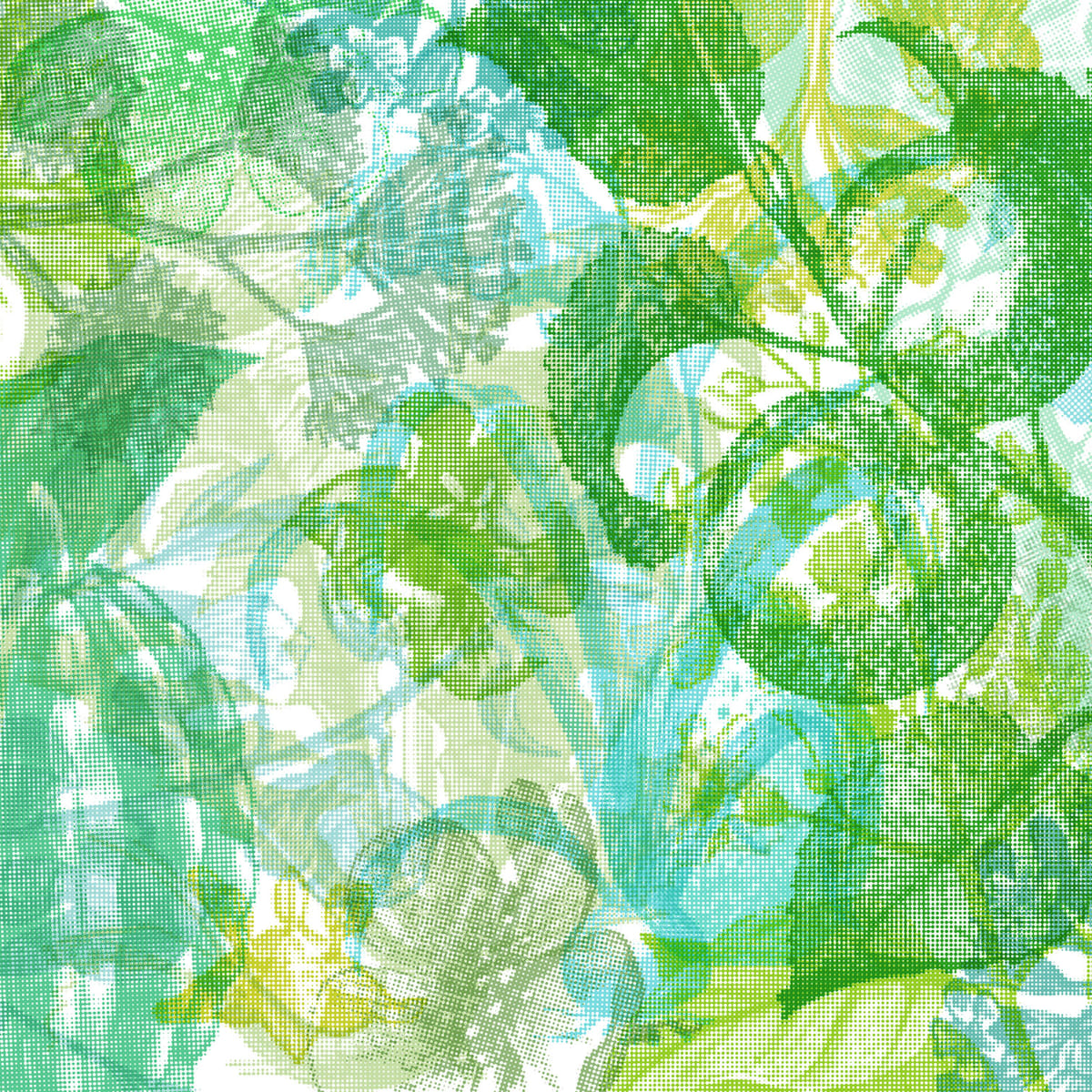 Tapetti Jelly Belly Plants, Green