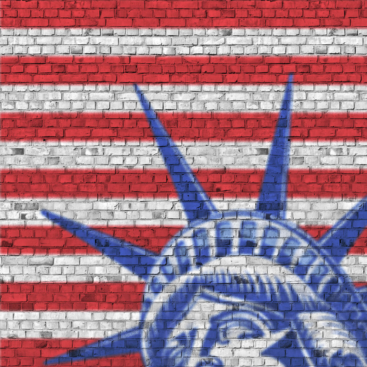 Tapetti Bricks of Liberty