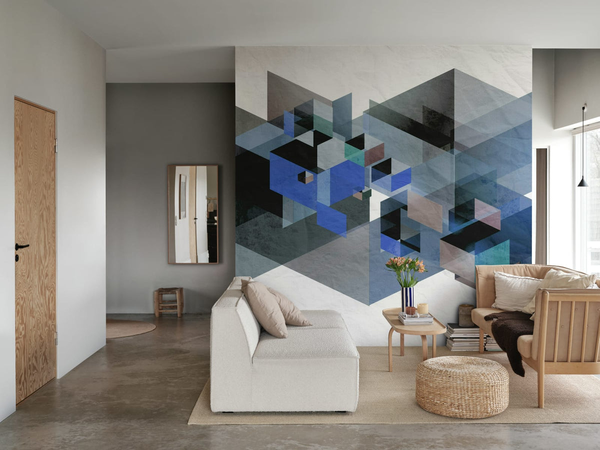 Tapetti Fractal, Blue