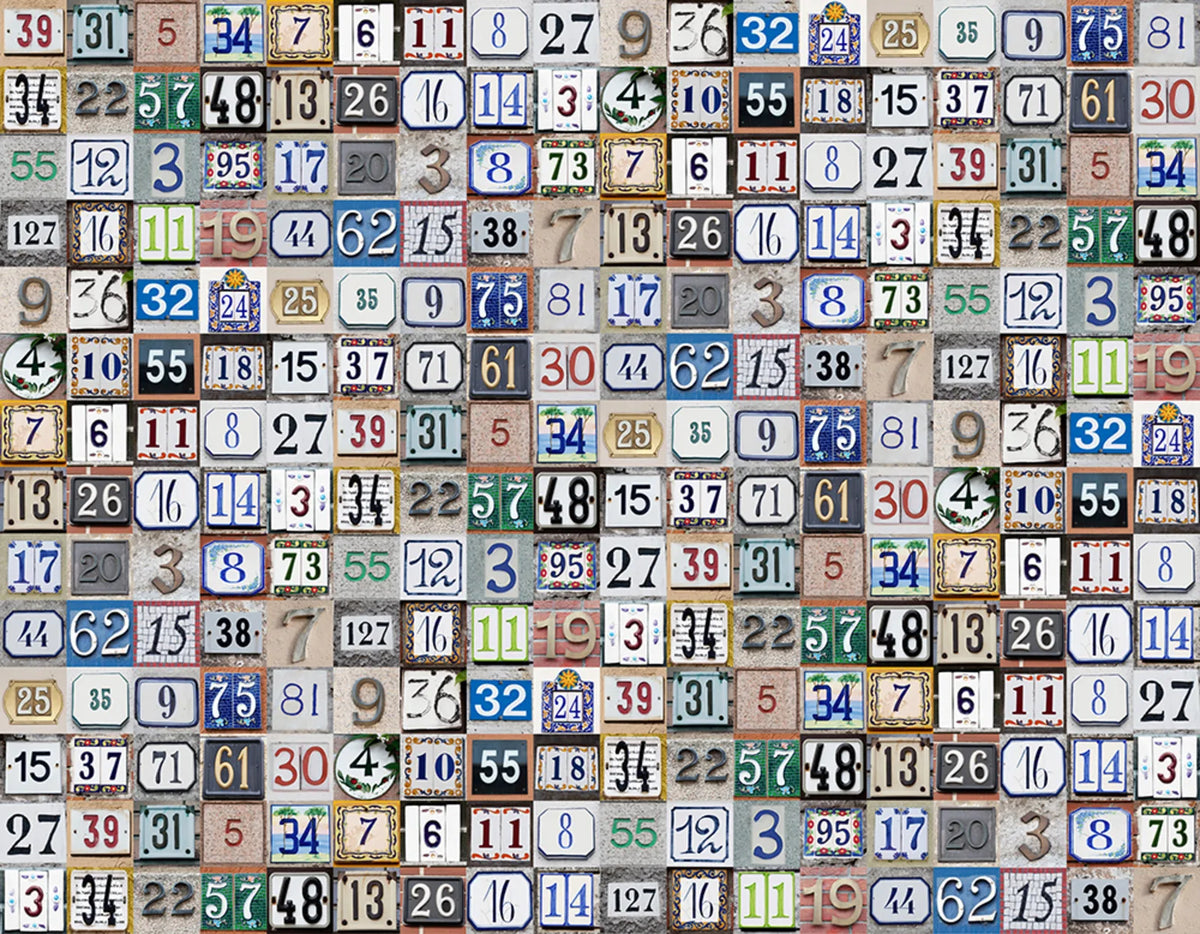 Tapetti House Numbers
