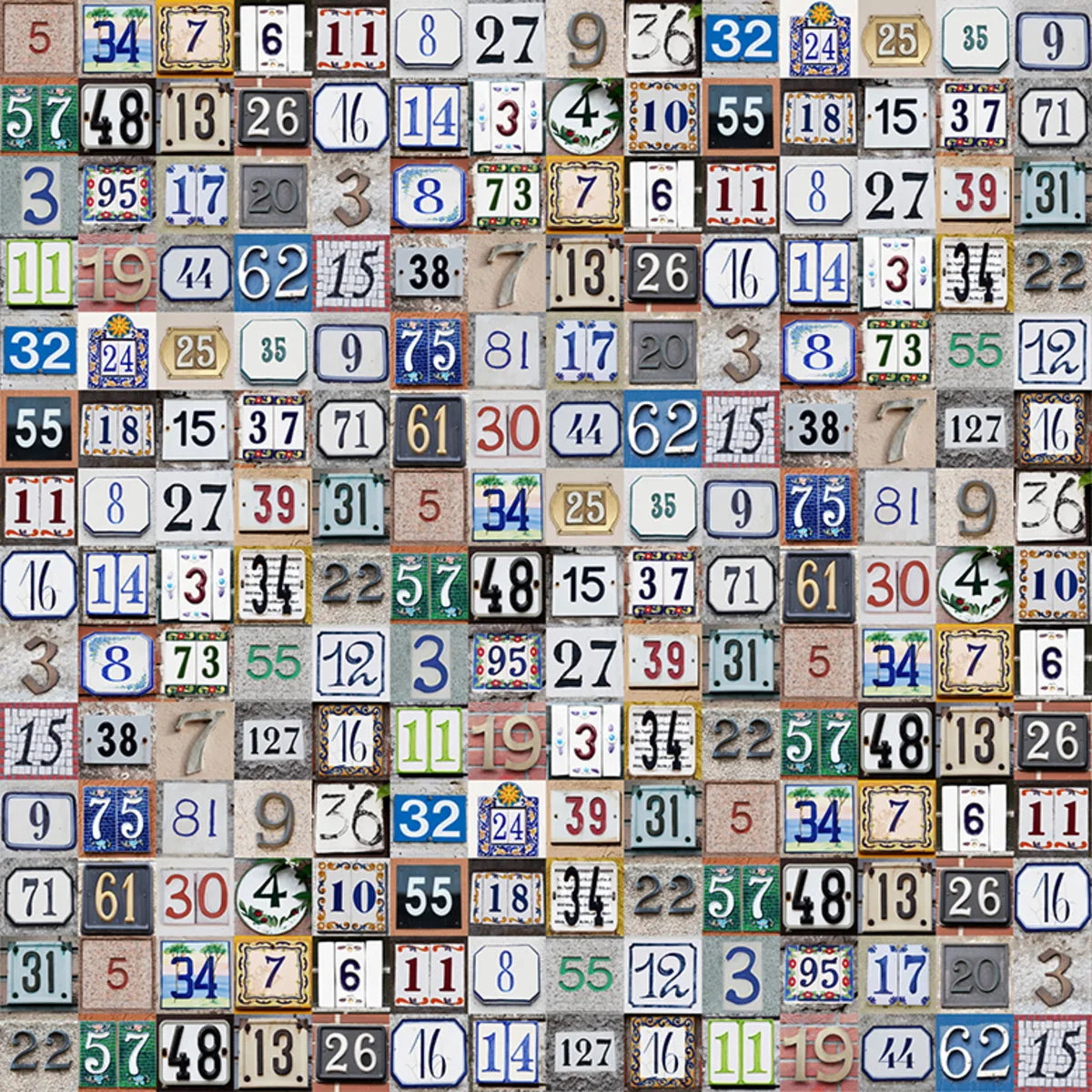 Tapetti House Numbers