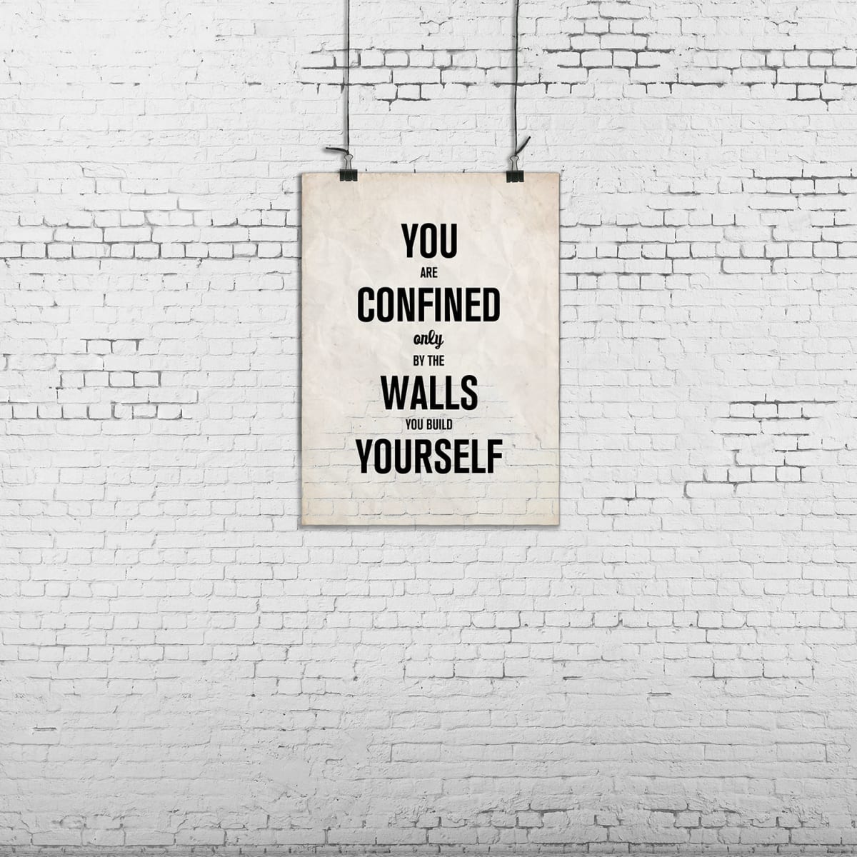 Tapetti Poster brick wall