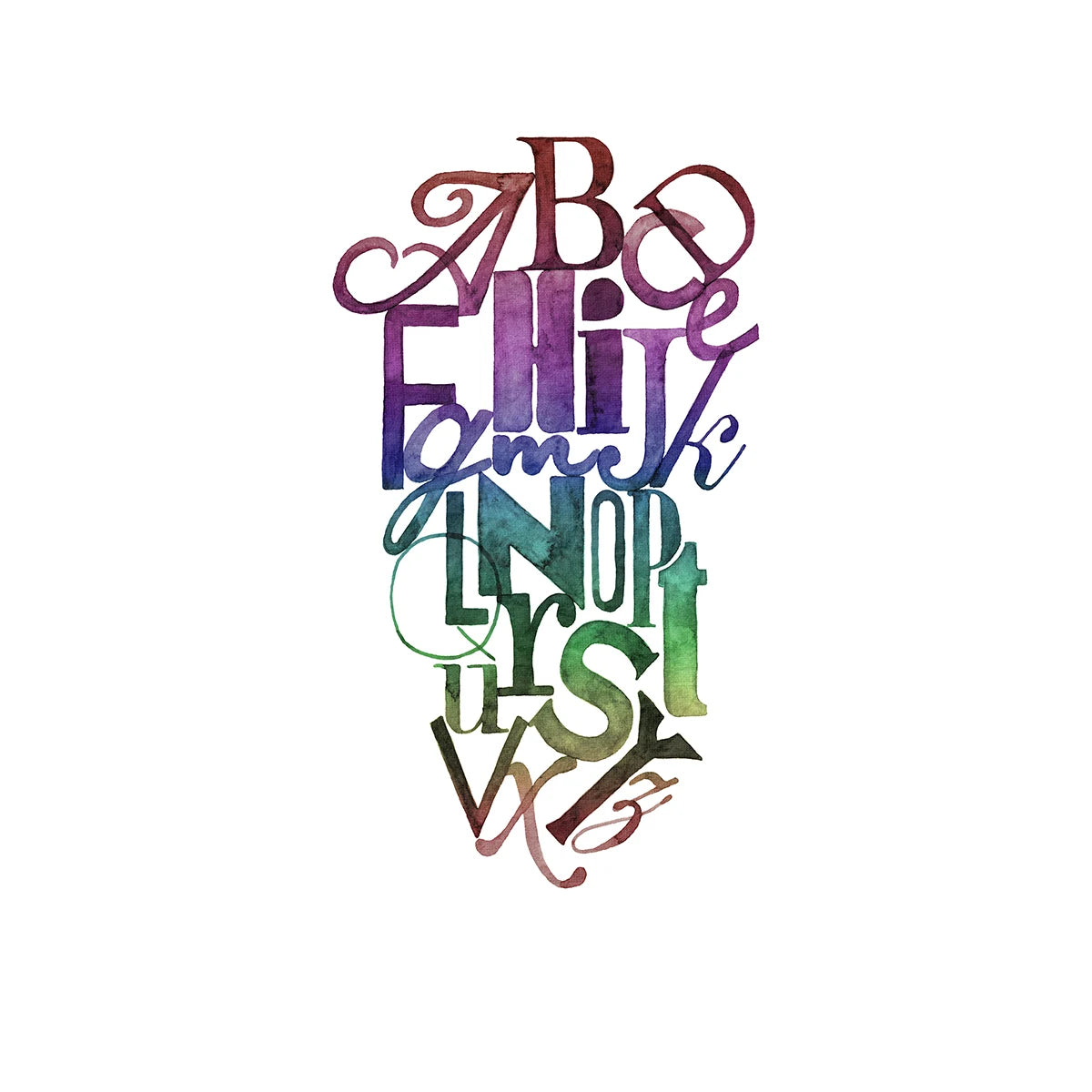 Tapetti Ink Letter, Rainbow