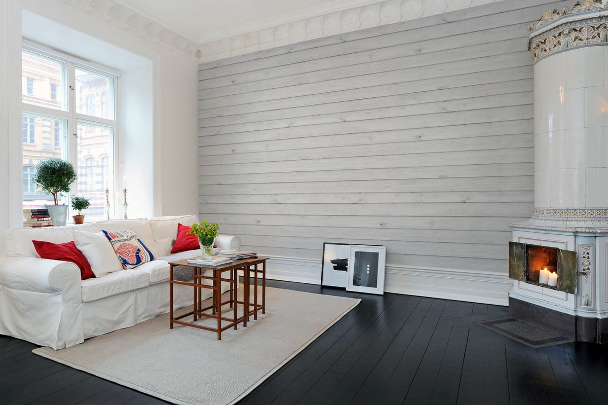 Tapetti Horizontal Boards, White