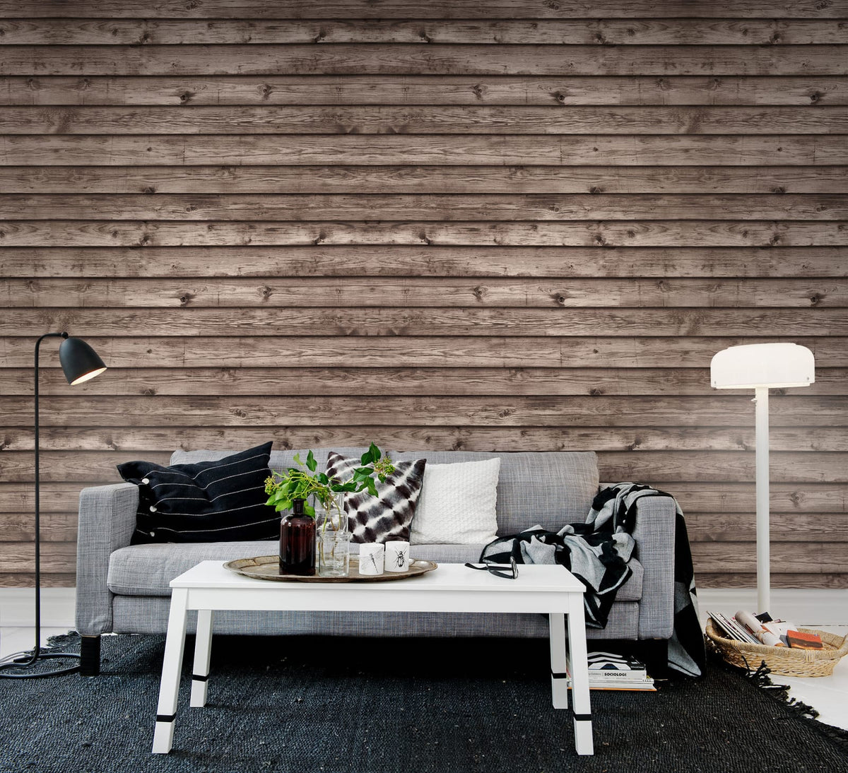 Tapetti Horizontal Boards, Brown