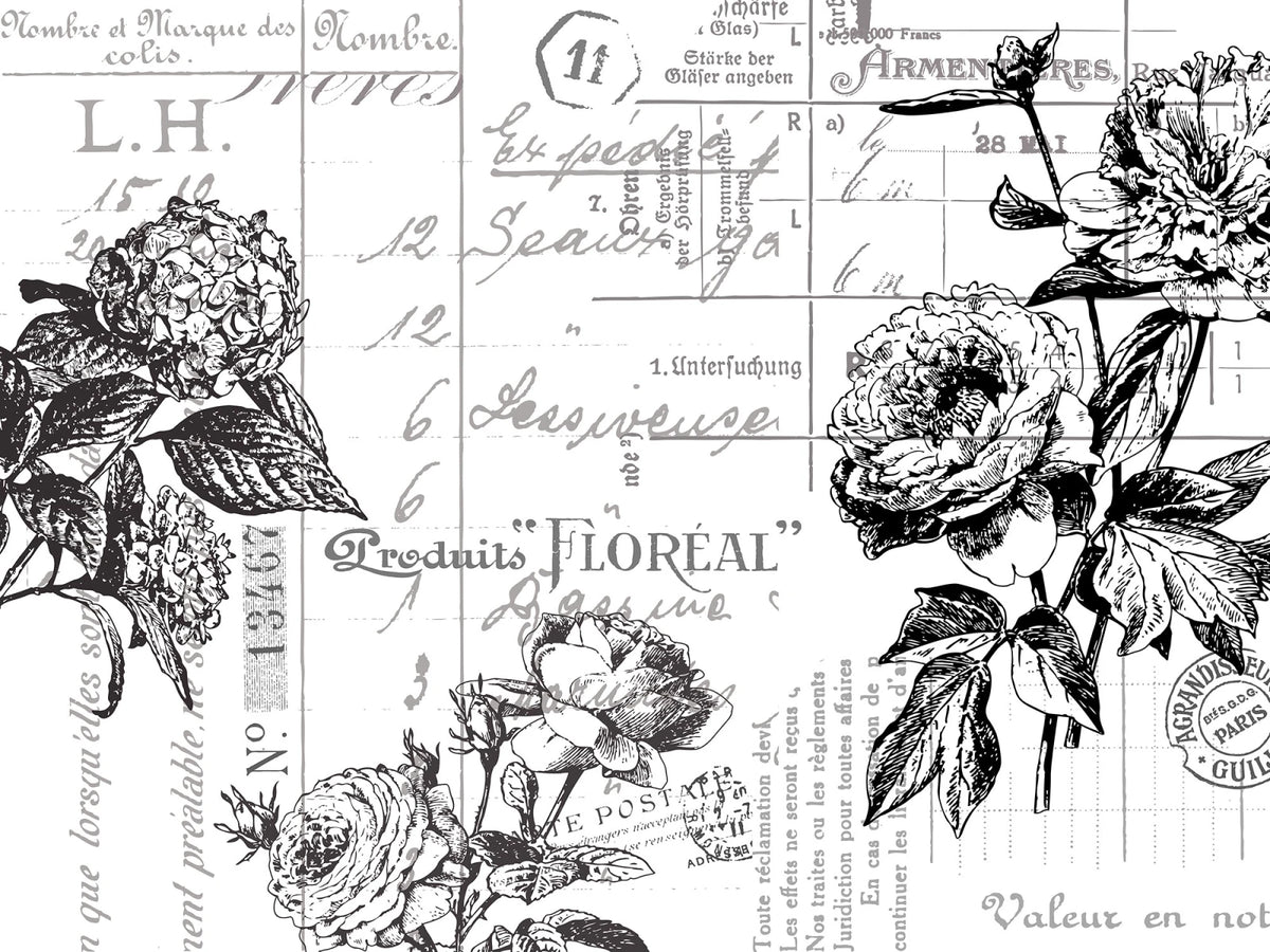 Tapetti Floreal, Black&white