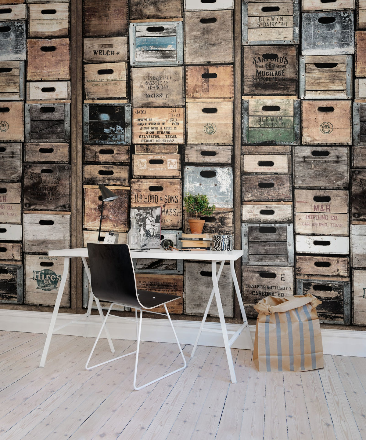Tapetti Industriel Urban Farm L.A., Vintage
