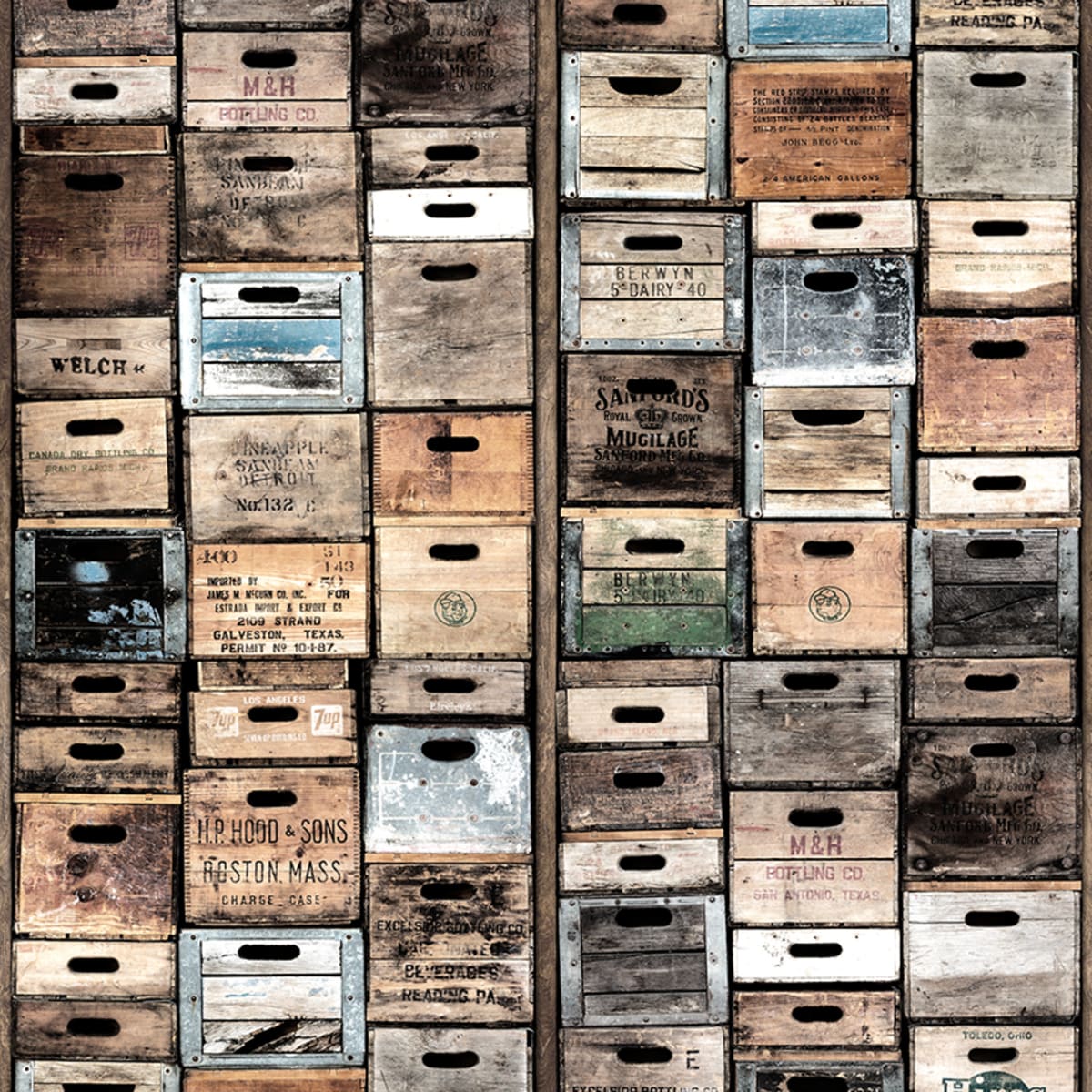 Tapetti Industriel Urban Farm L.A., Vintage