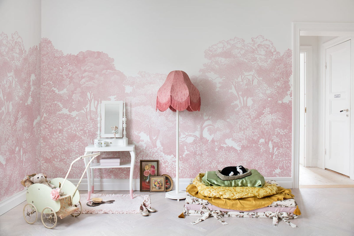 Tapetti Bellewood, Pink