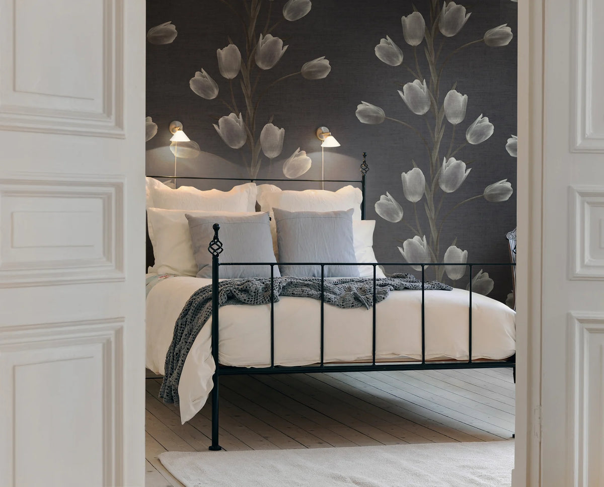 Tapetti La Vie En Tulipe, Black