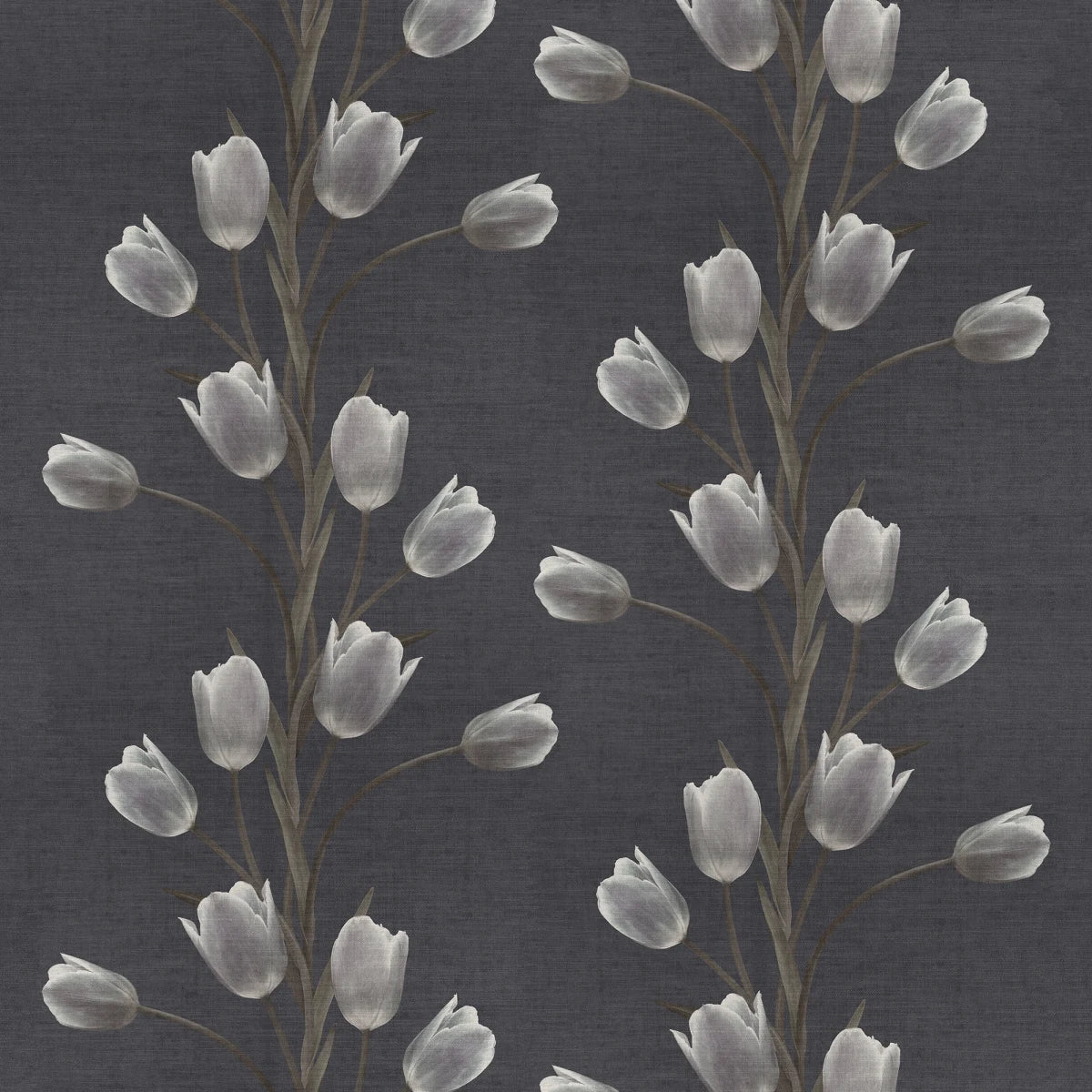 Tapetti La Vie En Tulipe, Black