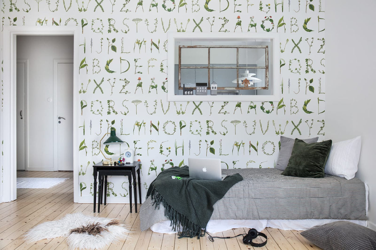 Tapetti Floral Alphabet