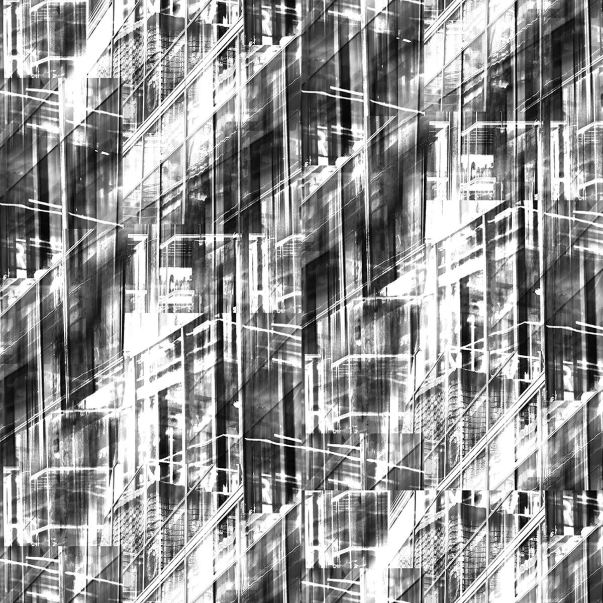 Tapetti Neon City, Black