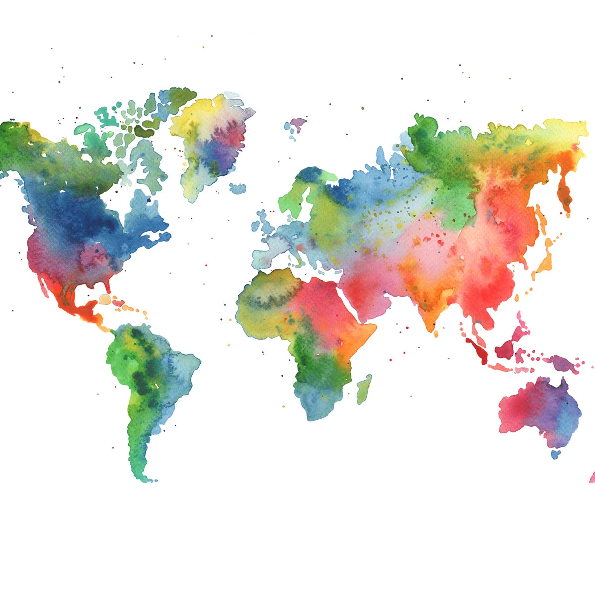 Tapetti Rainbow World