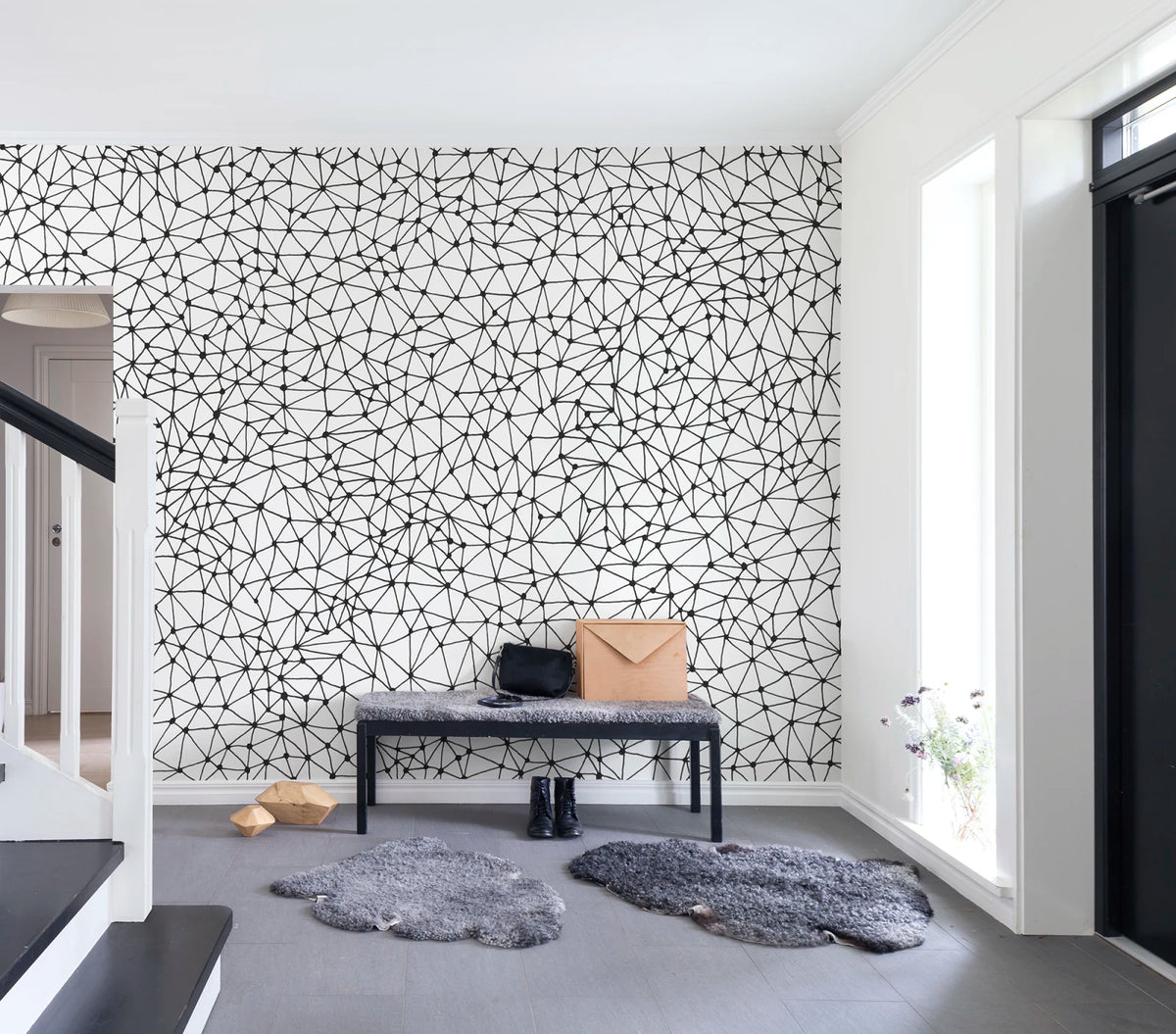 Tapetti Twinkle Twinkle, Black