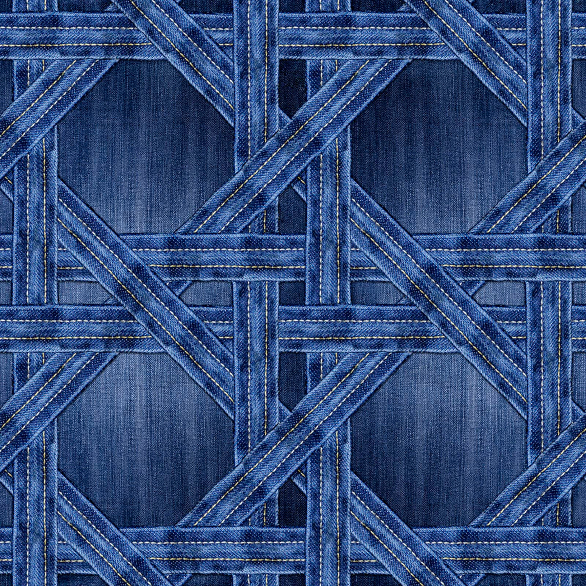 Tapetti Denim Trellis