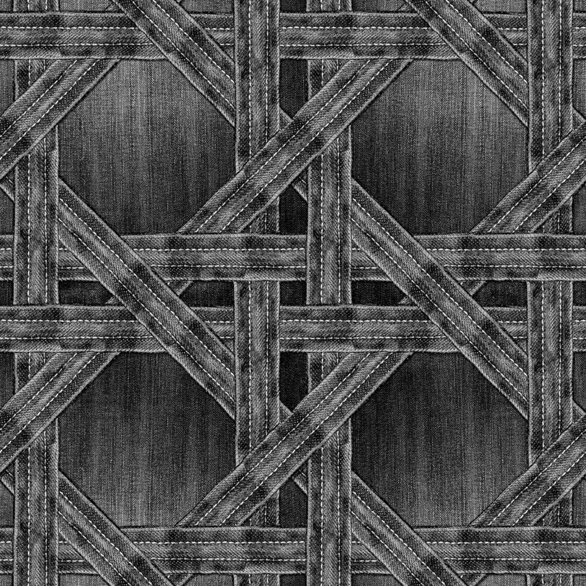 Tapetti Denim Trellis, Black