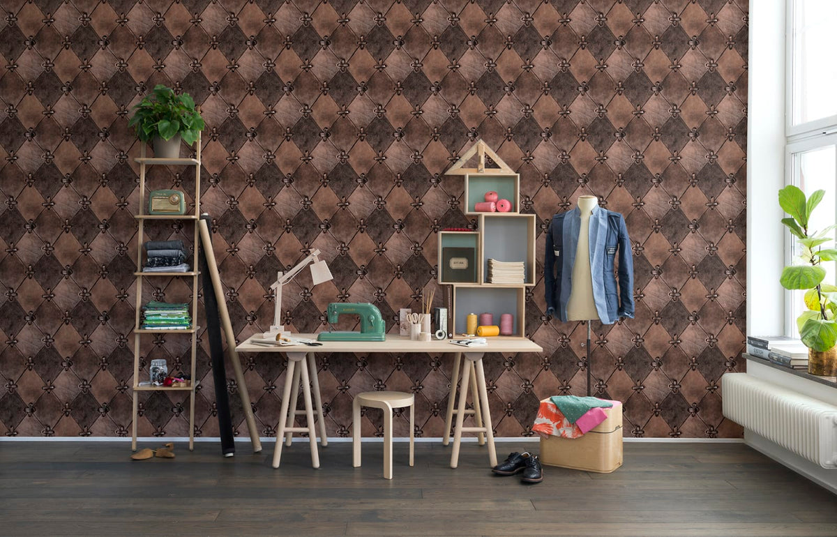 Tapetti Leather Rhombs, Vintage