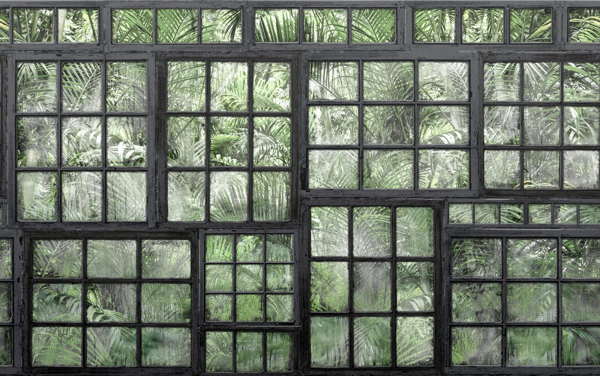 Tapetti Perspective Jardin, Noir