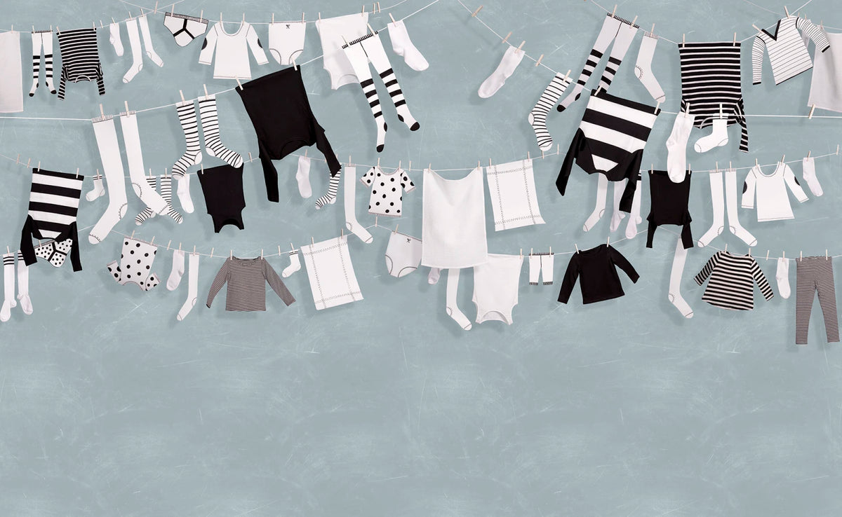 Tapetti Laundry Day, Blue