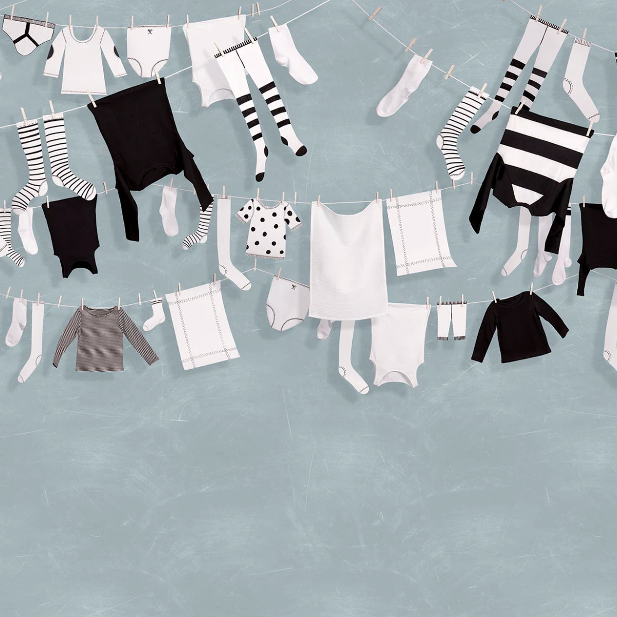 Tapetti Laundry Day, Blue