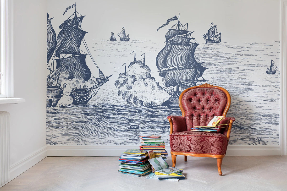 Tapetti High Seas, Henderson Blue