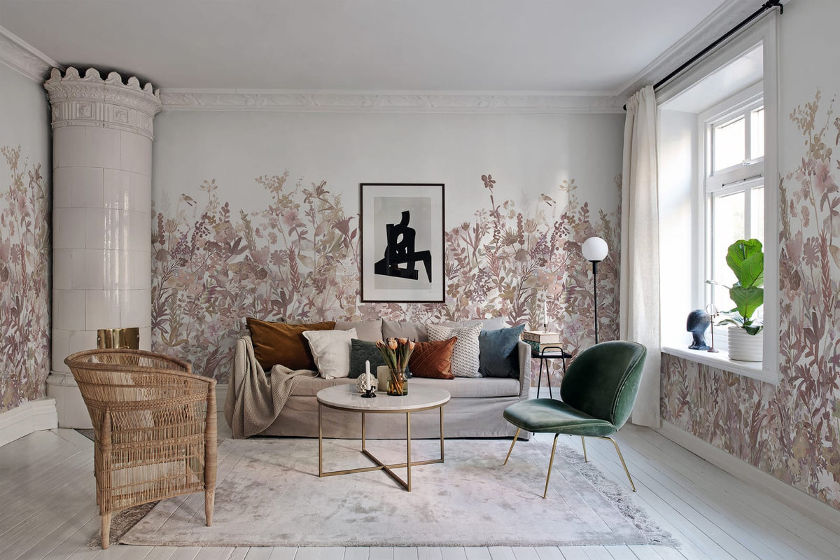 Tapetti May Meadow, Dusty Pink