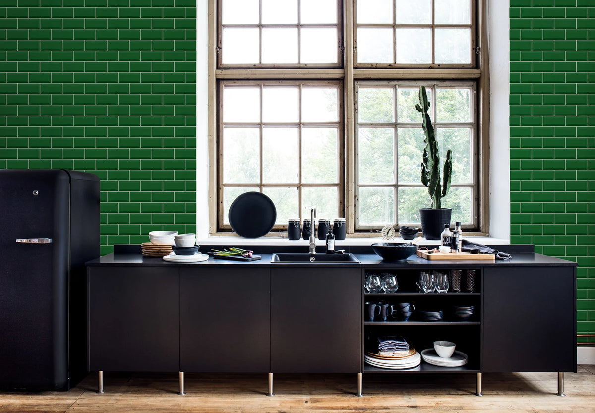 Tapetti Bistro Tiles, Green