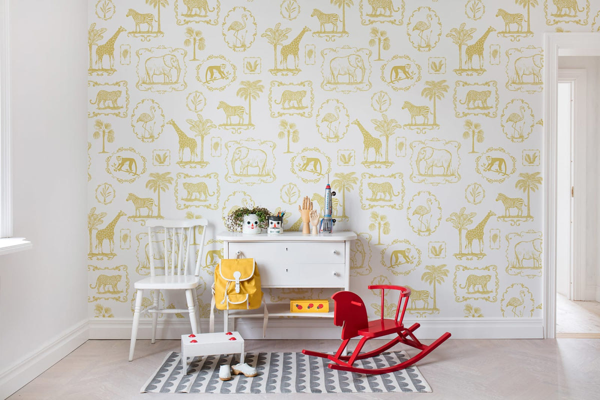 Tapetti Animal Party, Yellow