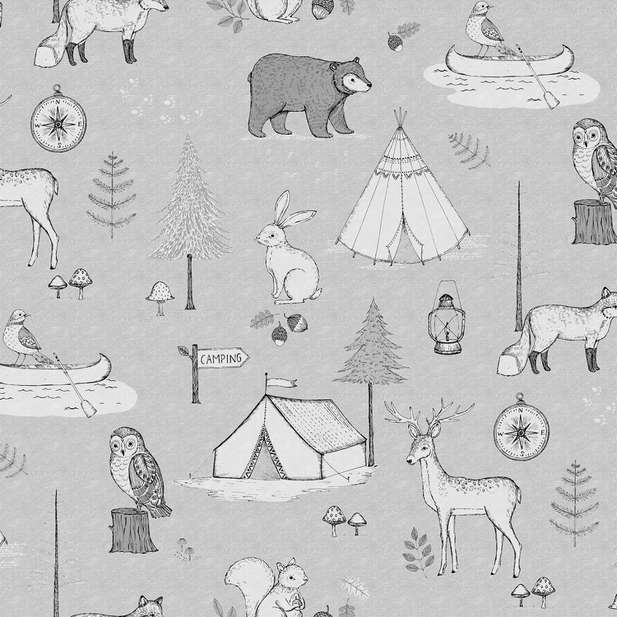 Tapetti Camping Trip, Gray