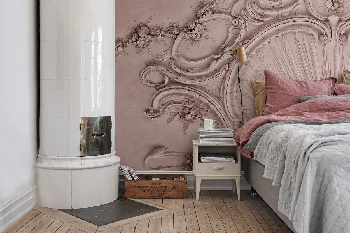 Tapetti Stucco Gloria, Dusty Pink