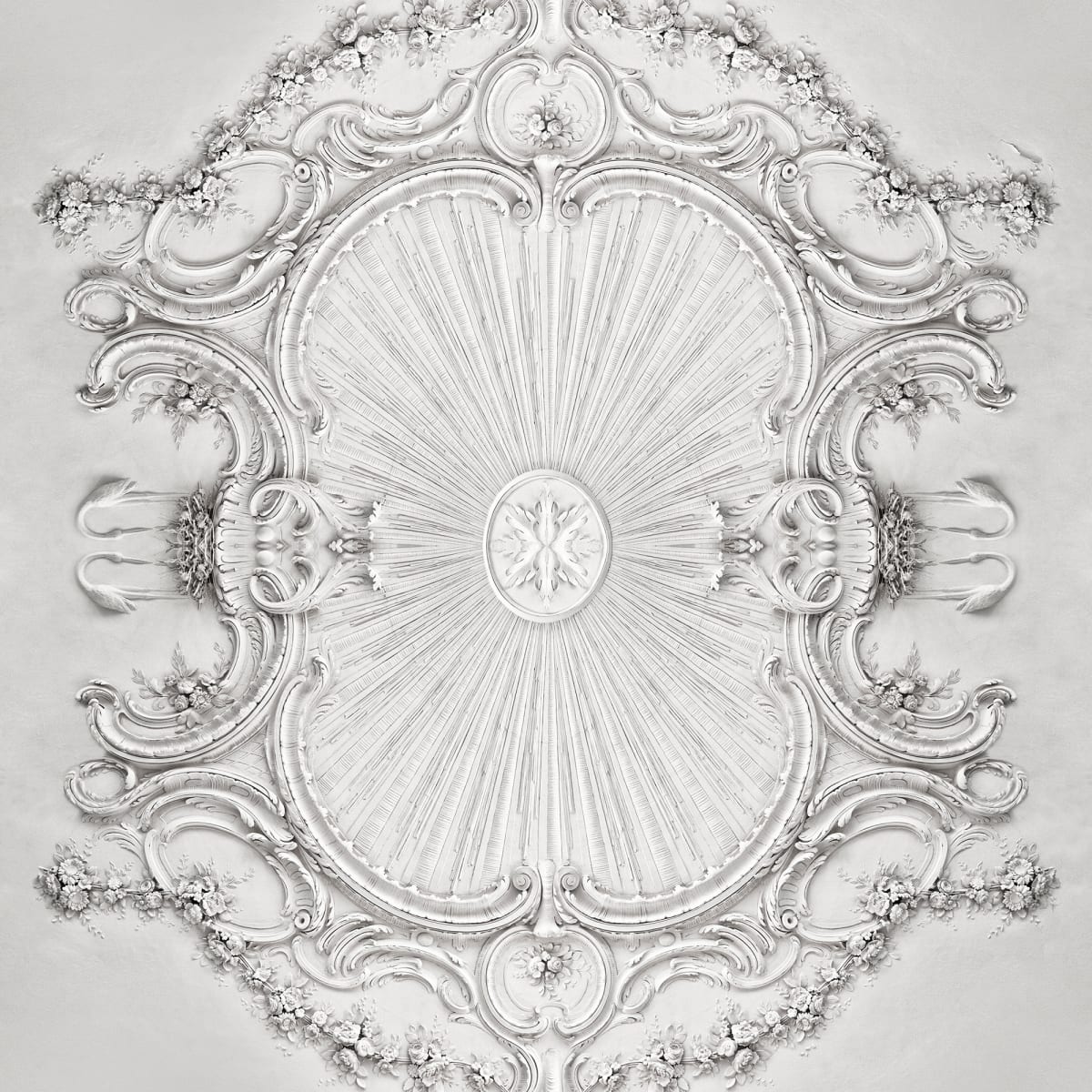 Tapetti Stucco Gloria, Ceiling