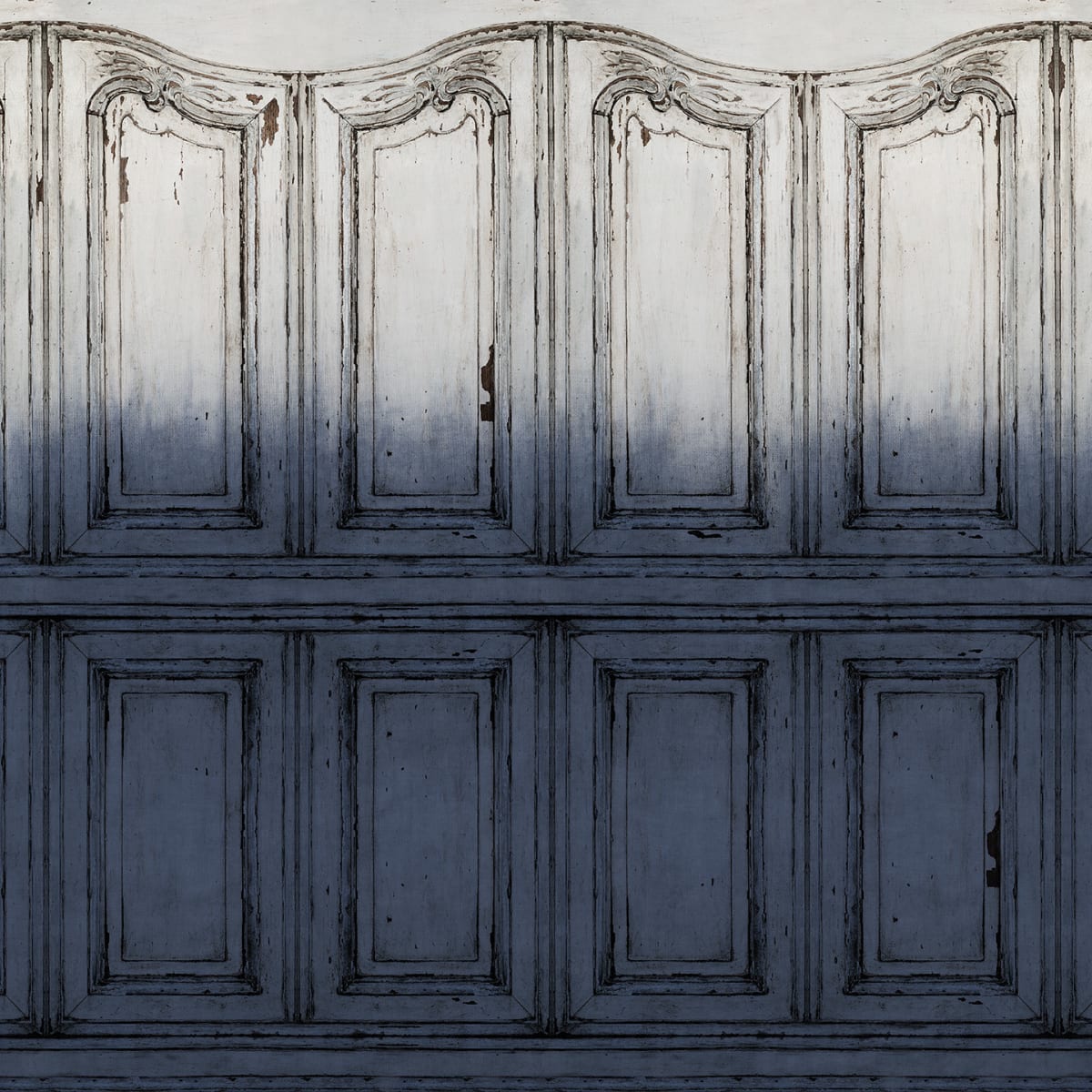 Tapetti Parisian Panels, Dip Dye Blue