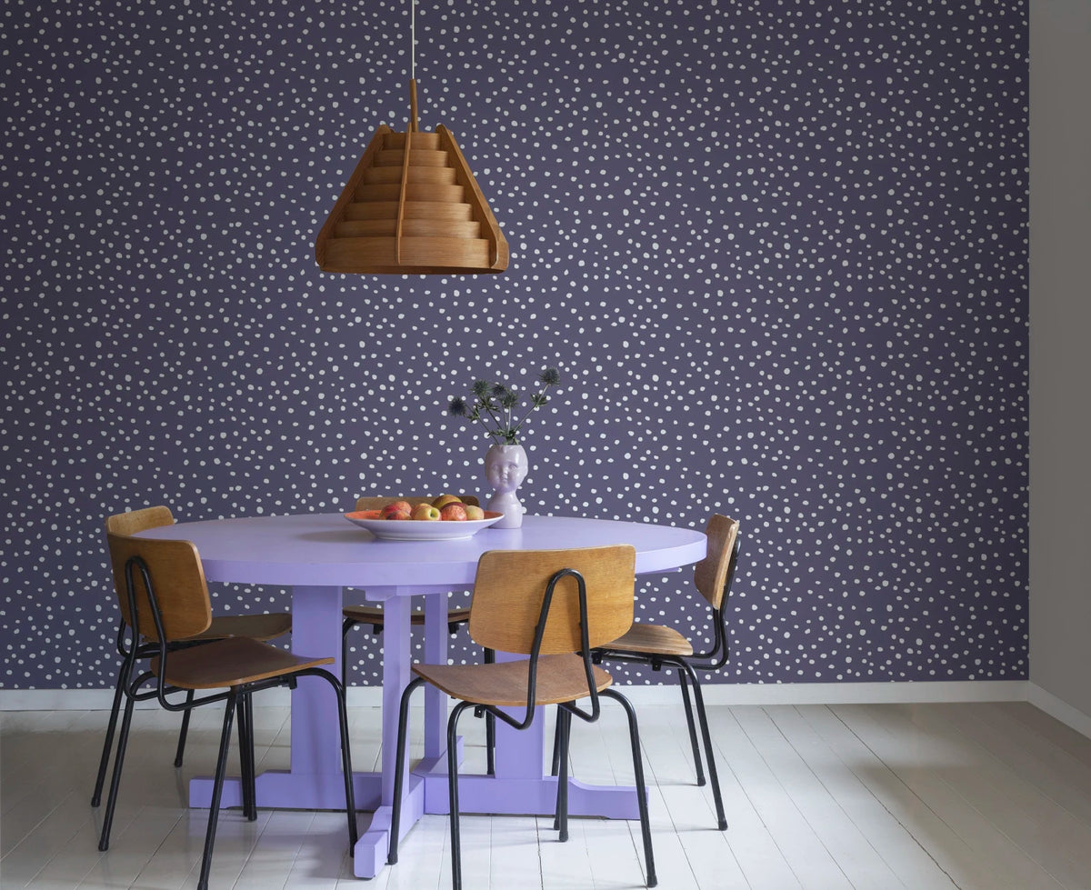 Tapetti Rebel Dot, Violet