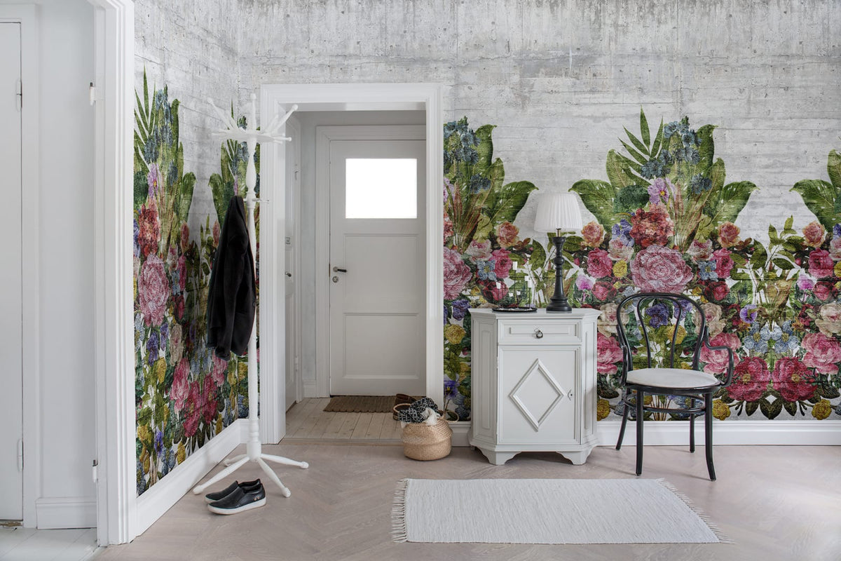 Tapetti Flower Burst, Concrete