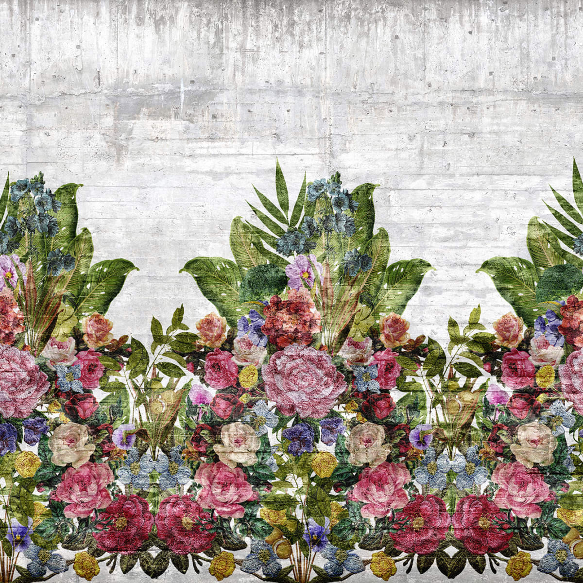 Tapetti Flower Burst, Concrete