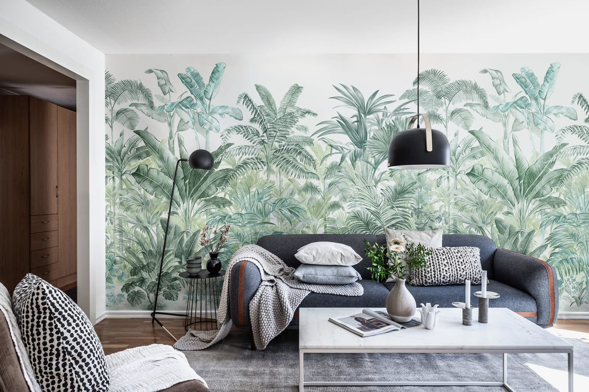 Tapetti Pride Palms, Emerald