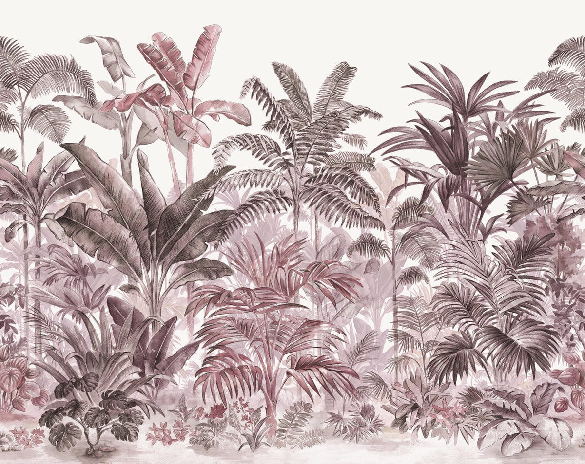 Tapetti Pride Palms, Plum