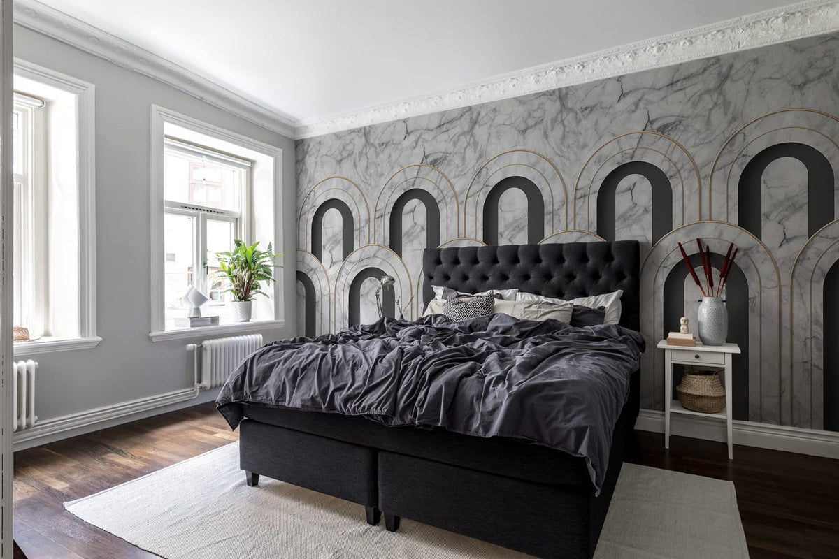 Tapetti Arch Deco, Marble