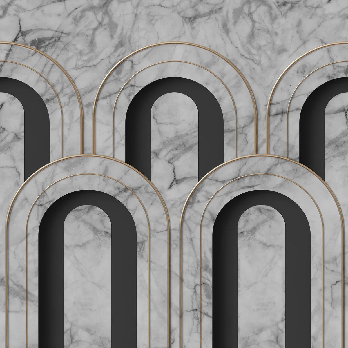 Tapetti Arch Deco, Marble